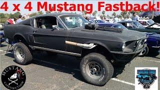 4x4 1967 Mustang Fastback on a custom Bronco chassis Fabulous Fords Forever Show 2015