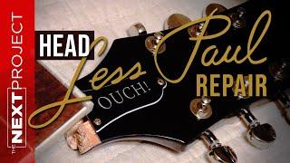 Les Paul Broken Headstock Repair