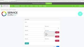 Service Guru - Using the Job Tracker