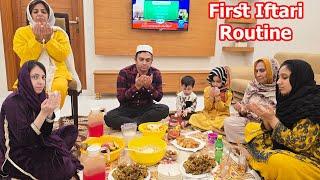 Ramadan Ki Pehli Iftari 2025 Me Special Kia Banaya ? | Saas Kitchen Me Kaam Q Krti Hen