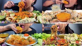 Diksha Patgiri  SPICY vegan food Mukbang Compilation 