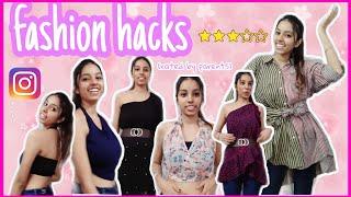 EASY FASHION HACKS || RATED BY PARENTS || 5-MIN CRAFT || Life of Saara