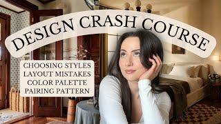 Interior Design For Beginners || Design Crash Course