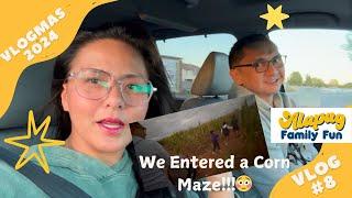 We Entered a Corn Maze!!! +| Vlogmas #8 Game day!  Alapag Family Fun