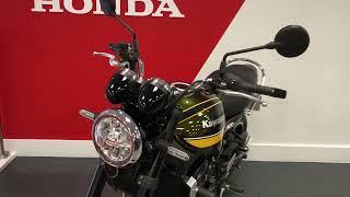 2021/21 Kawasaki Z900 RS. Only 1500 Miles. Metallic Green. FSH. Immaculate. £8,995. John Banks Group