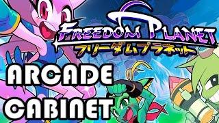 GalaxyTrail's Freedom Planet on an old Arcade Cabinet // Made in Spain