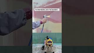 Effective Painting On Wall With Xtremo 595 Airless Paint Sprayer! #paintsprayer #airlessspray #spray