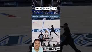 This Mavericks sequence was INSANE! Reaction short #shorts  #nbahighlights #nba #shortsfeed