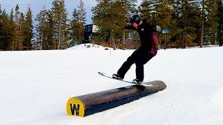 Getting Better, But Still a LONG Ways to go. Working on Some New Snowboard Tricks