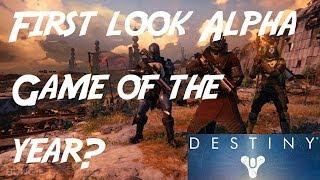 Destiny Multiplayer Alpha Gameplay Warlock First impressions Full Review on PS4.