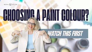 How to Choose the Perfect Paint Colour | Create Your Dream Home with Maria Killam