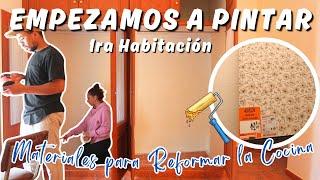 Empezamos a PINTAR la 1ra HABITACIÓN + MIRANDO Materiales para la REFORMA de la COCINA #susanvlogs