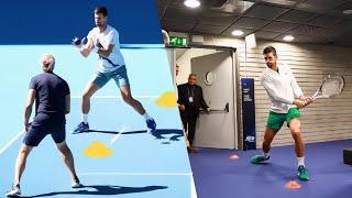 Novak Djokovic's Monstrous Tennis Footwork Drills