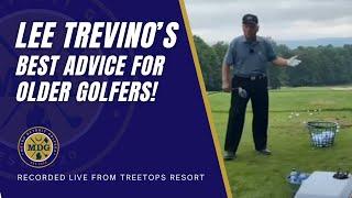 Lee Trevino's Best Advice For Older Golfers!