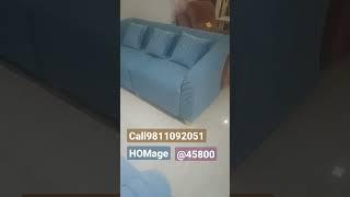 sofa sky blue  | sofa bed dining in kirti nagar #furnitureshowroom #kirtinagar