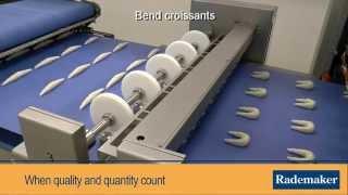 Rademaker industrial Croissant production line