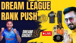 TOP 10 TODAY? - Dream League Rank Push With MEMERISH GAMING | DREAM CRICKET 25