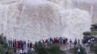 Dhuandhar Waterfall on River Narmada at Bedaghat Jabalpur (M.P.),India