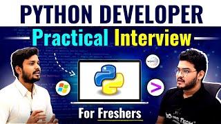 Python Developer Practical Interview (Questions & Answer) | Job Ready Interview 2024