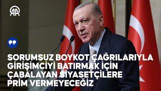 Sorumsuz boykot çağrılarıyla girişimciyi batırmak için çabalayan siyasetçilere prim vermeyeceğiz