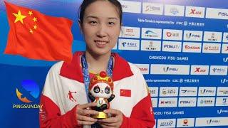 Qian Tianyi vs Zhao Shang Table Tennis Women Single Semi