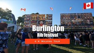 [4K] Burlington Ribfest - Walking tour | #189