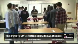 RIT on TV: Push to save the Seneca Language - on WGRZ