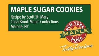 How to make the best Sugar Cookies, a Holiday treat recipe ft. Pure New York State Maple, yummy!