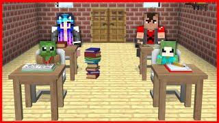 POOR ZOMBIE STARTED TO SCHOOL!  - Minecraft