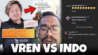 RRQ VREN IS THREATENING TO SUE PEOPLE?! EVERYONE in INDONESIA is GOING CRAZY!! 