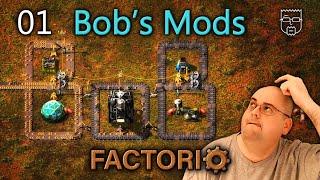 Bob's Mods: How hard can it be? | Bob's Mods VOD 1 | Modded Factorio