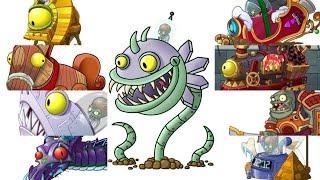 All Plants Level 1 Vs All Zombots - Who Will Win? - PvZ 2 Zomboss Battle v11.4.1