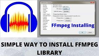 How to Import Audio in Audacity | Audacity Import Audio Error | Audacity FFmpeg in Urdu/Hindi