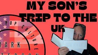Mark from the States Reacts to My Son's Trip to the UK.  Answers Questions and Shared Some Photos.