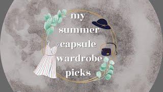 my capsule wardrobe for indian summers | checkout my project 333 video