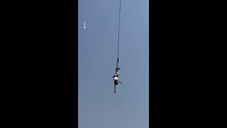 Horror moment tourist’s bungee cord snaps