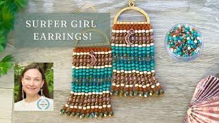 Surfer Girl Earrings! Create Fringe Earrings with Danielle Wickes