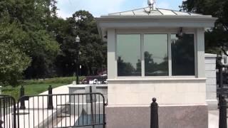 The White House side Ent gate.