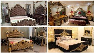 Wedding Bedroom Furniture Set Design Ideas 2024 | Latest Bed Designs With Dressing Table #design