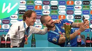 Roberto Mancini & Leonardo Bonucci | England 1-1 Italy (2-3 pens) | Final | EURO 2020