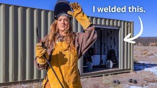 Learning to Weld (this didn't go well ) // Off-Grid Improvements