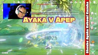 Genshin Ayaka vs. Apep Trounce Domain