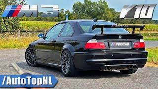 BMW M3 E46 V10 DCT | REVIEW on AUTOBAHN [NO SPEED LIMIT] by AutoTopNL