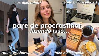 Como ser PRODUTIVA *NA PRÁTICA* | disciplina, motivação, bons hábitos, equilíbrio #dayinthelife