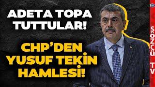 Yusuf Tekin'in Laiklik Çıkışına Tepki Üstüne Tepki! CHP Atağa Geçti Suç Duyurusunda Bulundu