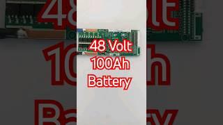 LiFePo4 48v 100Ah Battery with smart BMS #lifepo4 #battery #tool #bms#shorts #viral #shortsvideo