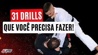 Treine Jiu-jitsu na sua Casa - 31 Solo Drills para você evoluir SOZINHO