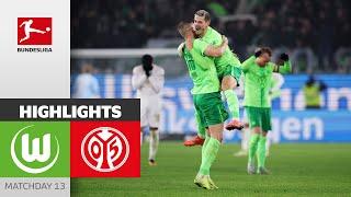 Wild Back And Forth With 7 Goals! | Wolfsburg - Mainz 05 4-3 | Highlights | MD 13 – Bundesliga 24/25