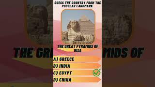 World Landmarks Challenge: Guess the Country!  Test Your Traveler Knowledge! #shorts