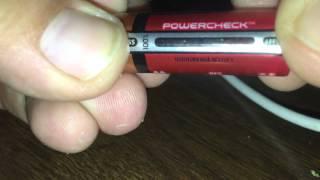 Duracell quantum powercheck